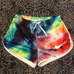 Tye-Dye Track/Running Shorts Size Large